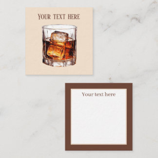 Cool Bourbon add message Card