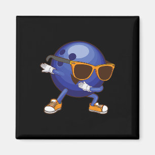 Cool Bowling Art For Men Women Boys Kid Bowling Lo Magnet