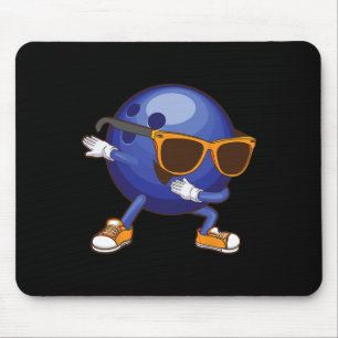 Cool Bowling Art For Men Women Boys Kid Bowling Lo Mouse Mat