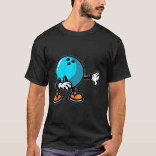 Cool Bowling Art For Men Women Youth Kids Bowl Bow T-Shirt