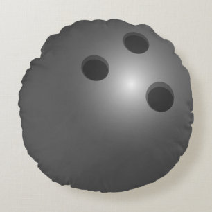 Cool Bowling Ball Round Cushion