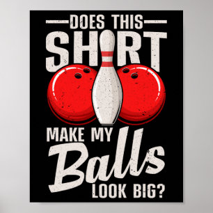 Cool Bowling Design For Men Women Bowling Ll Sport Poster