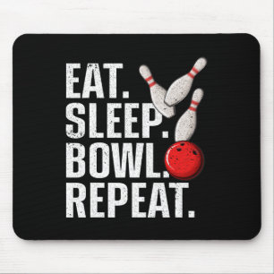 Cool Bowling For Men Women Bowling League Team Spo Mouse Mat