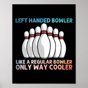 Cool Bowling For Men Women Bowling Team Sports Lea Poster