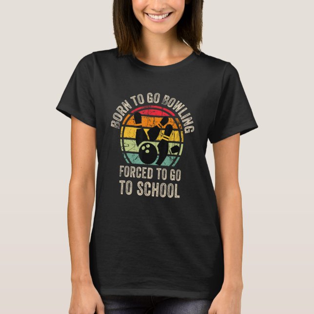 Cool Bowling Game Graphic for Son Bowling Ball Spo T-Shirt (Front)