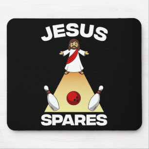 Cool Bowling Novelty For Men Women Bowling Team Ga Mouse Mat