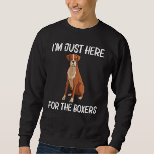 Cool Boxer Dog For Men Women Puppy Dog Owner Tra Sweatshirt