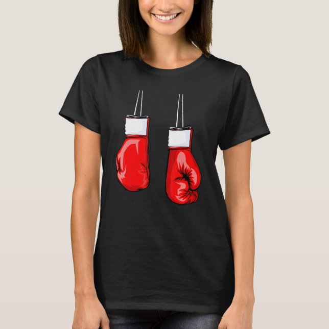 Cool Boxing Gloves For Boxer Fighting  Men Women B T-Shirt (Front)