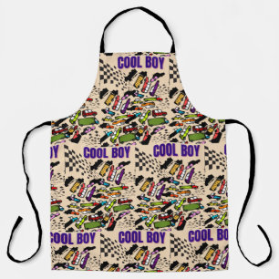 cool boy cars, automobil apron