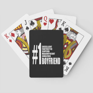 Cool Boyfriends : Number One Boyfriend Playing Cards