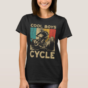 Cool Boys Cycle Bicycle Riding Cyclist Boys Kids T-Shirt