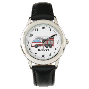 Cool boys fireman add name watch