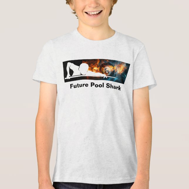 Cool Boys Future Pool Shark Billiards Tshirt (Front)