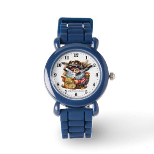 Cool boys pirate little treasure hunter watch