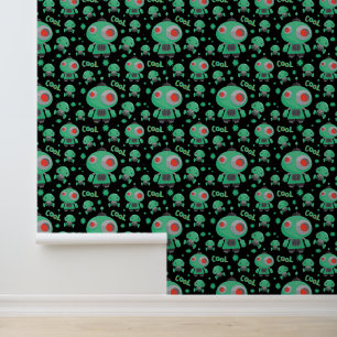 Cool Boys robot lovers tiled Wallpaper