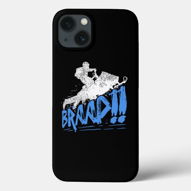 Cool Braap Snowmobile Snowrider Case-Mate iPhone Case (Back)