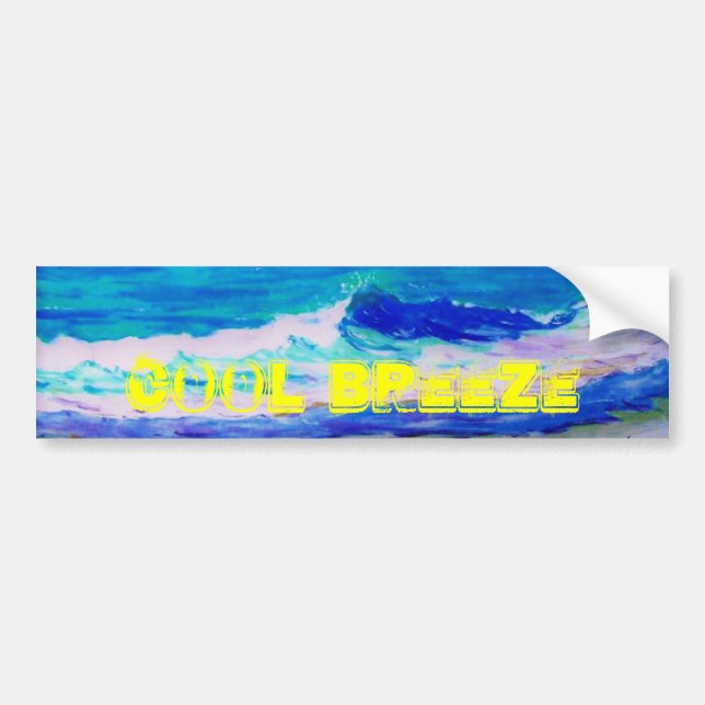 Cool Breeze Bumper Sticker (Front)