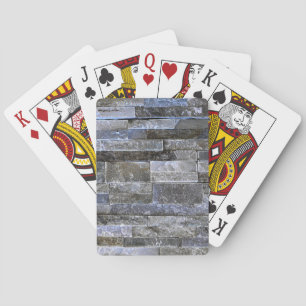 Cool Brick Wall Texture Playing Cards