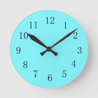 Cool Bright Electric Blue Colour Kitchen Wall