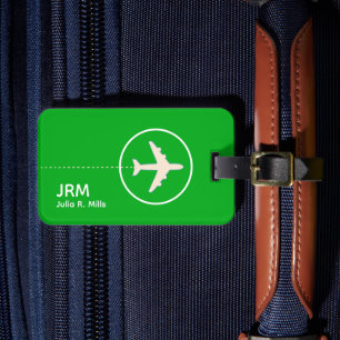 Cool Bright Green Colour Luggage Tag