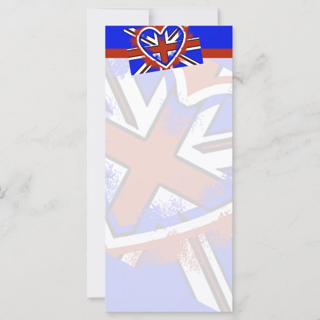 Cool British Flag Heart Design (Front)