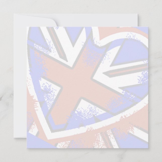 Cool British Flag Heart Design (Front)