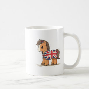 Cool British Horse Costume For Ny Lovers  Coffee Mug