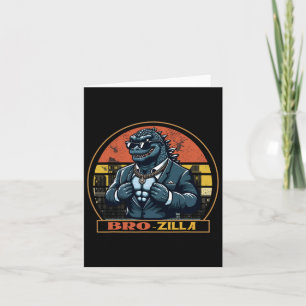 Cool Bro Brozilla Strong Brother Saurus Family Mat Card