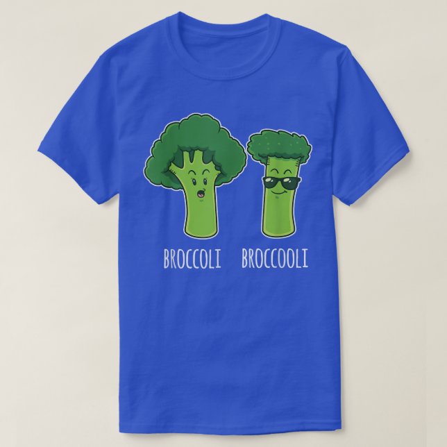 Cool Broccoli Broccooli Vegetables Lover Funny Veg T-Shirt (Design Front)