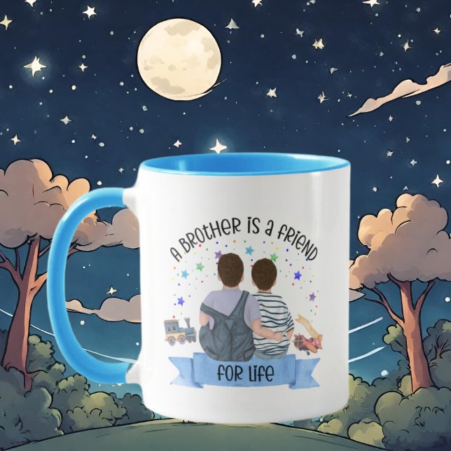 cool Brother Friend add monogram Mug (Creator Uploaded)