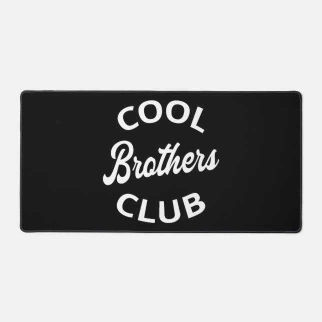 Cool Brothers Club I Desk Mat (Front)
