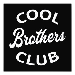 Cool Brothers Club I Photo Print
