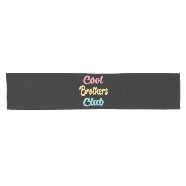 Cool Brothers Club II Short Table Runner (Horizontal)