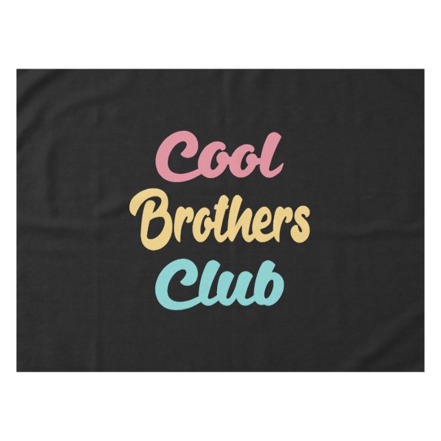 Cool Brothers Club II Tablecloth (Front (Horizontal))