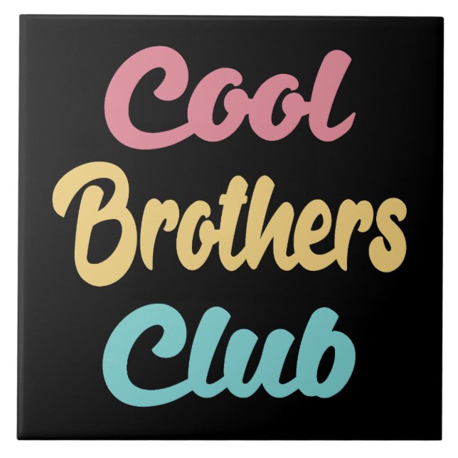 Cool Brothers Club II Tile (Front)
