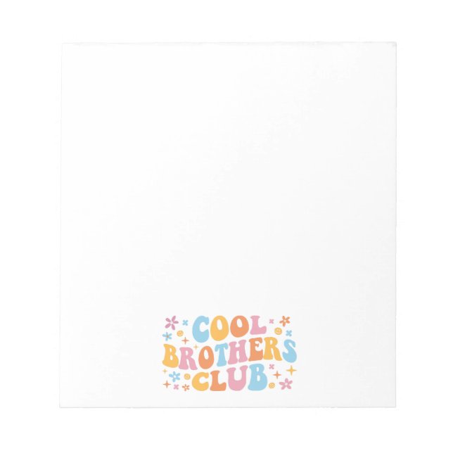 Cool Brothers Club III Notepad (Front)