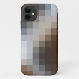 Cool Brown & Grey Mosaic Pattern iphone 5 Case
