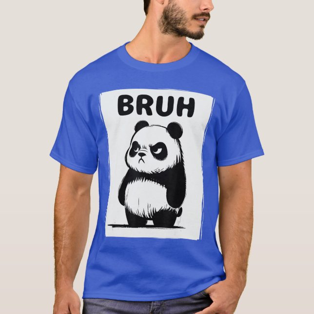 Cool Bruh Panda Men Women eens Funny Panda boy T-Shirt (Front)
