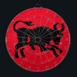 Cool Bull visual Black Bullish market investor Fun Dartboard<br><div class="desc">A fun dart board designed with a cool visual black bull, a great gift for a "bullish" investor friend or for yourself!
Also, by using the CUSTOMIZE IT option, you can access the design to make changes such as adding text!!
Enjoy Life & Thanks For Stopping by!!</div>