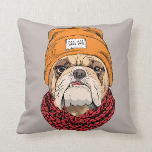 Cool Bulldog Cushion