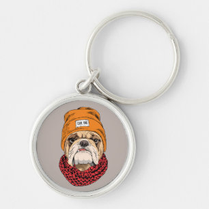 Cool Bulldog Key Ring