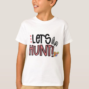 cool bunny egg hunt funny easter shirt design