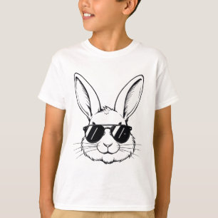Cool Bunny Face Happy Easter Shirts For Boys Men K