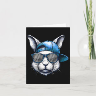 Cool Bunny Face Happy Easter Shirts For Boys Men K Card