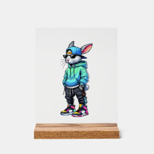 Cool Bunny Rabbit Sunglasses Easter Day For Boys M Acrylic Sign