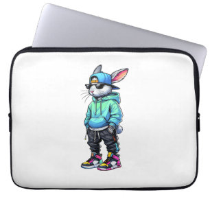 Cool Bunny Rabbit Sunglasses Easter Day For Boys M Laptop Sleeve