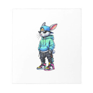 Cool Bunny Rabbit Sunglasses Easter Day For Boys M Notepad