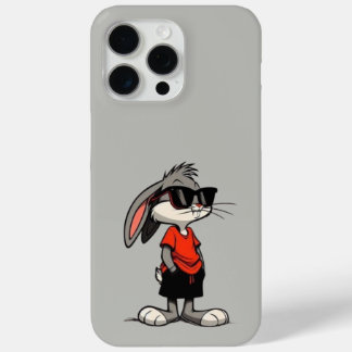 Cool Bunny Vibes: Stylish iPhone 15 Pro Case