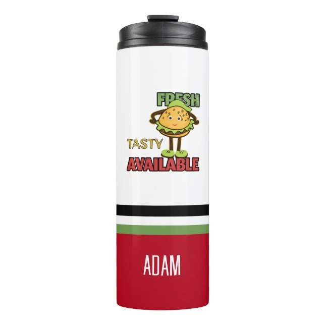 Cool burger thermal tumbler (Front)