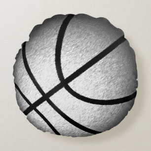 Cool Burnished Colour Round Basketball Pillow